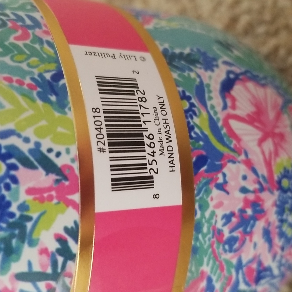 Lilly Pulitzer "Beach You to It" 12 oz Tumbler New in Box - Picture 4 of 6